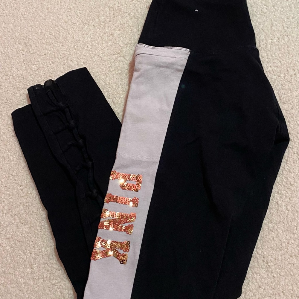 PINK bling yoga pant